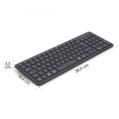 Hama Klawiatura WK-300 bezprzewodowa Czarna Hama Klawiatura WK-300 bezprzewodowa Czarna