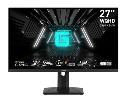 MSI Monitor G274QPX 27 cali/LED/QHD/Flat/240Hz/Czarny MSI Monitor G274QPX 27 cali/LED/QHD/Flat/240Hz/Czarny