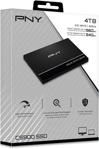 PNY Dysk SSD 4TB 2,5 SATA3 SSD7CS900-4TB-RB