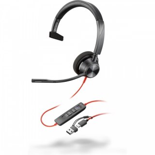 POLY Zestaw słuchawkowy Blackwire 3310 -M HS +USB -C/A TAA 760Q7AA