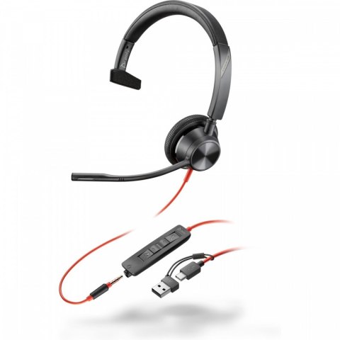 POLY Zestaw słuchawkowy Blackwire 3315 USB-C HS + 3.5mmP +USB-C/A 8X217AA POLY Zestaw słuchawkowy Blackwire 3315 USB-C HS + 3.5mmP +USB-C/A 8X217AA