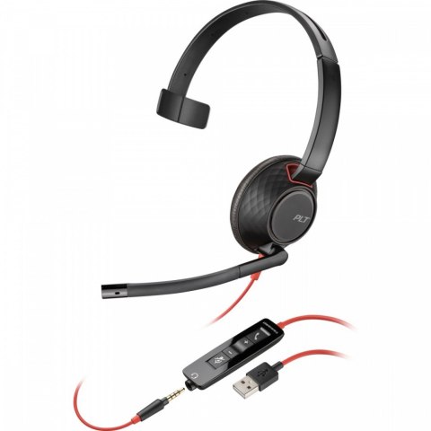 POLY Zestaw słuchawkowy Blackwire 5210 Mono USB-A (Bulk) 80R98A6 POLY Zestaw słuchawkowy Blackwire 5210 Mono USB-A (Bulk) 80R98A6