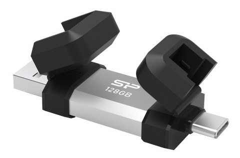 Silicon Power Pendrive C51 128GB USB-A USB-C 120 MB/s Srebrny Silicon Power Pendrive C51 128GB USB-A USB-C 120 MB/s Srebrny