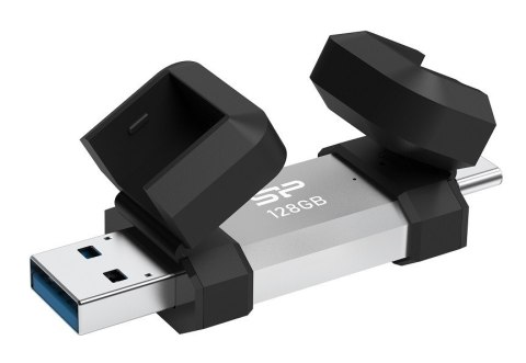 Silicon Power Pendrive C51 128GB USB-A USB-C 120 MB/s Srebrny Silicon Power Pendrive C51 128GB USB-A USB-C 120 MB/s Srebrny
