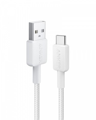 Anker Kabel 322 USB-A do USB-C oplot 0.9m biały