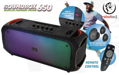 Rebeltec Głośnik Bluetooth FM/USB SoundBox 650