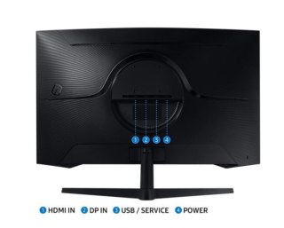 Samsung Monitor 32 cale LS32CG552EUXEN