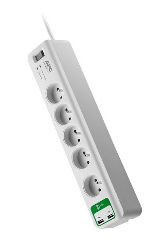 APC PM5U-FR Listwa Essential 5xFR + ładowarka 2xUSB 5V,2,4A APC PM5U-FR Listwa Essential 5xFR + ładowarka 2xUSB 5V,2,4A