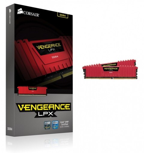 Corsair DDR4 Vengeance LPX 16GB/3200(2*8GB) CL16-18-18-36 RED 1,35V Corsair DDR4 Vengeance LPX 16GB/3200(2*8GB) CL16-18-18-36 RED 1,35V