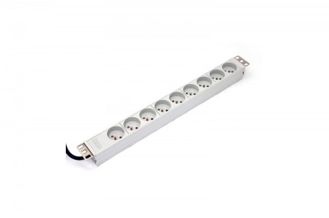 Digitus Listwa zasilająca PDU 19" RACK 9xTyp E, 1.8m 1xSchuko, 16A, aluminiowa Digitus Listwa zasilająca PDU 19" RACK 9xTyp E, 1.8m 1xSchuko, 16A, aluminiowa