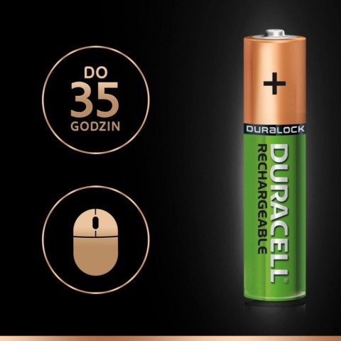 Duracell Akumulator AAA/HR3 750mAh 4szt blister Duracell Akumulator AAA/HR3 750mAh 4szt blister