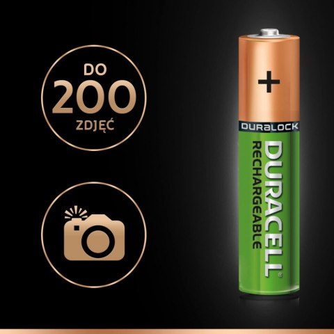 Duracell Akumulator AAA/HR3 750mAh 4szt blister Duracell Akumulator AAA/HR3 750mAh 4szt blister