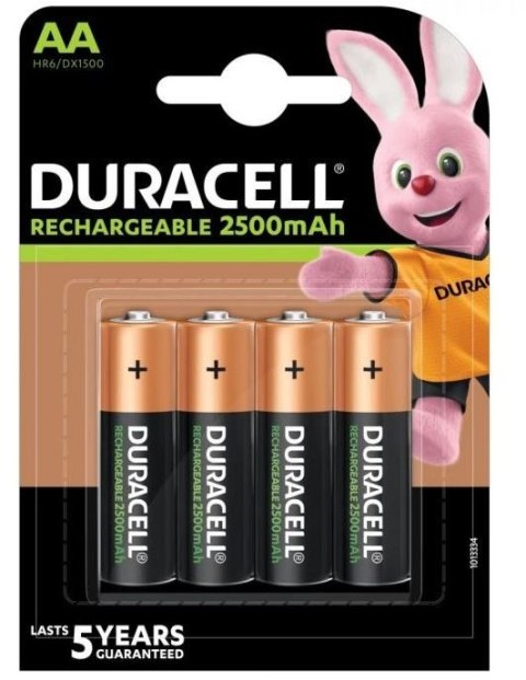 Duracell Akumulator AA/HR6 1400/2500mAh 4szt blister Duracell Akumulator AA/HR6 1400/2500mAh 4szt blister