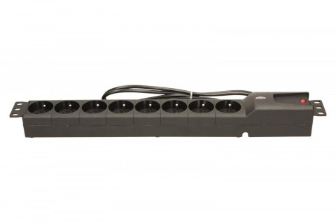Lestar Listwa zasilająca LZRM 810 BW IEC 320, PDU, 1.5m Lestar Listwa zasilająca LZRM 810 BW IEC 320, PDU, 1.5m