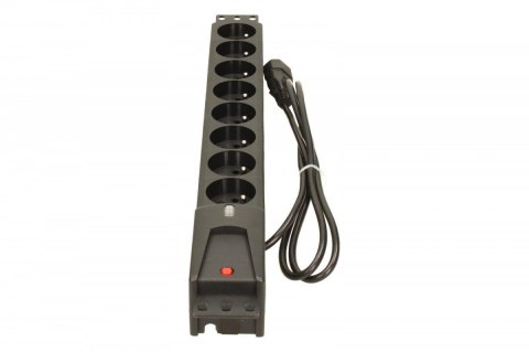 Lestar Listwa zasilająca LZRM 810 BW IEC 320, PDU, 1.5m Lestar Listwa zasilająca LZRM 810 BW IEC 320, PDU, 1.5m