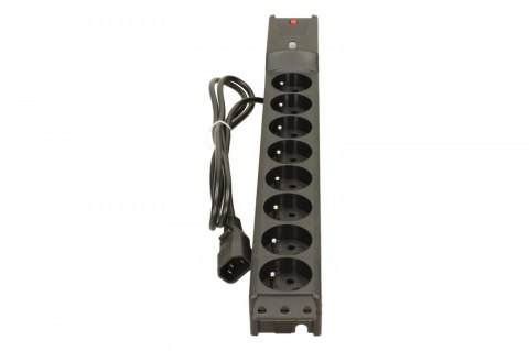 Lestar Listwa zasilająca LZRM 810 BW IEC 320, PDU, 1.5m Lestar Listwa zasilająca LZRM 810 BW IEC 320, PDU, 1.5m