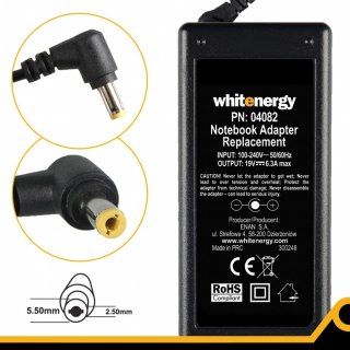 Whitenergy Zasilacz do laptopa 04082 19V, 6.3A, 120W, wtyk 5.5x2.5mm