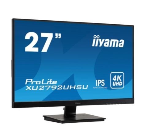 IIYAMA Monitor 27 cala XU2792UHSU-B 4K,IPS,USB,DP,HDMI,DVI,PIP IIYAMA Monitor 27 cala XU2792UHSU-B 4K,IPS,USB,DP,HDMI,DVI,PIP