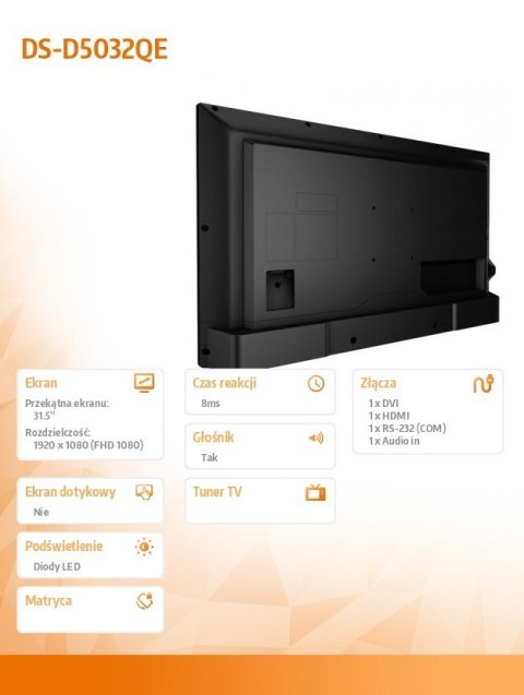 Hikvision Monitor 31.5 DS-D5032QE Hikvision Monitor 31.5 DS-D5032QE