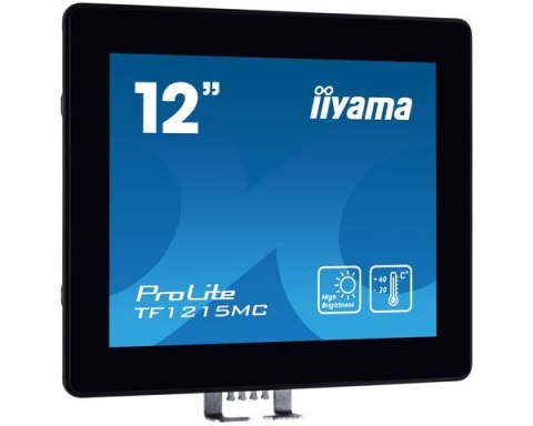 IIYAMA Monitor TF1215MC-B1 12cali IPS, HDMI, DP, VGA, IP65, poj.10pkt, 450cd/m2 IIYAMA Monitor TF1215MC-B1 12cali IPS, HDMI, DP, VGA, IP65, poj.10pkt, 450cd/m2