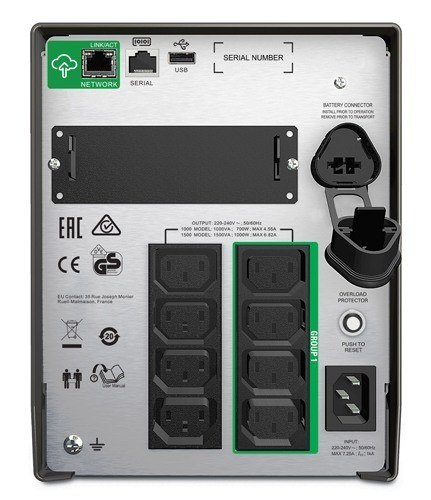 APC Zasilacz awaryjny SMT1000IC 1kVA/700W Tower SmartConnect APC Zasilacz awaryjny SMT1000IC 1kVA/700W Tower SmartConnect