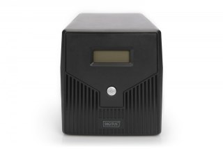 Digitus Zasilacz awaryjny UPS Line-Ineractive LCD, 1500VA/900W, 2x12V/9Ah, AVR, 4xSCHUKO, USB, RS232, RJ45