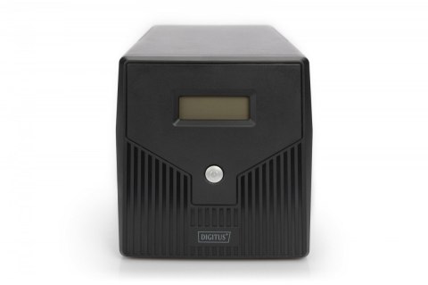 Digitus Zasilacz awaryjny UPS Line-Ineractive LCD, 2000VA/1200W, 2x12V/9Ah, AVR, 4xSCHUKO, USB, RS232, RJ45
