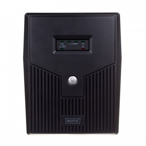 Digitus Zasilacz awaryjny UPS Line-Ineractive LED, 2000VA/1200W, 2x12V/9Ah, AVR, 4xSCHUKO, USB, RS232, RJ45 Digitus Zasilacz awaryjny UPS Line-Ineractive LED, 2000VA/1200W, 2x12V/9Ah, AVR, 4xSCHUKO, USB, RS232, RJ45