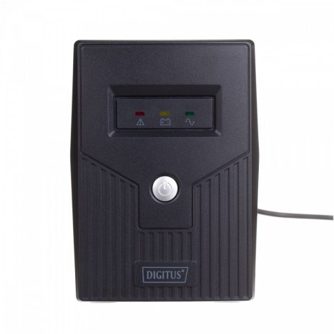 Digitus Zasilacz awaryjny UPS Line-Ineractive LED, 800VA/480W, 1x12V/9Ah, AVR, 2xSCHUKO, USB, RJ11 Digitus Zasilacz awaryjny UPS Line-Ineractive LED, 800VA/480W, 1x12V/9Ah, AVR, 2xSCHUKO, USB, RJ11