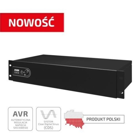 EVER UPS ECO Pro 1000 AVR CDS 19" 2U EVER UPS ECO Pro 1000 AVR CDS 19" 2U