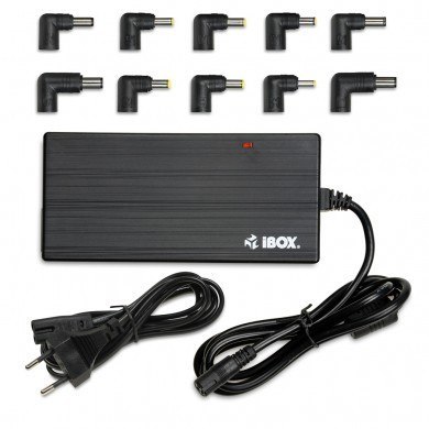 IBOX Uniwersalny zasilacz do notebooka IUZ90WA 90W Automiatic, slim IBOX Uniwersalny zasilacz do notebooka IUZ90WA 90W Automiatic, slim