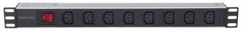 Intellinet Listwa zasilająca rack 19 1U 110V-250V/10A 8 gniazd C13 kabel 2m Intellinet Listwa zasilająca rack 19 1U 110V-250V/10A 8 gniazd C13 kabel 2m