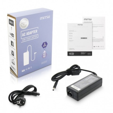 Mitsu Ładowarka/zasilacz 19.5v 3.34a (4.5x3.0 pin) - Dell 65W Mitsu Ładowarka/zasilacz 19.5v 3.34a (4.5x3.0 pin) - Dell 65W