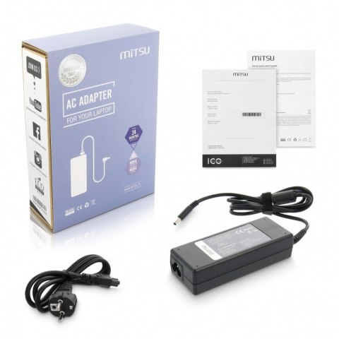 Mitsu Ładowarka/zasilacz 19.5v 4.62a (4.5x3.0 pin) - dell 90W Mitsu Ładowarka/zasilacz 19.5v 4.62a (4.5x3.0 pin) - dell 90W