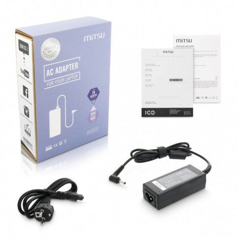 Mitsu Ładowarka/zasilacz 19v 2.37a (4.0x1.35) - asus 45W Mitsu Ładowarka/zasilacz 19v 2.37a (4.0x1.35) - asus 45W