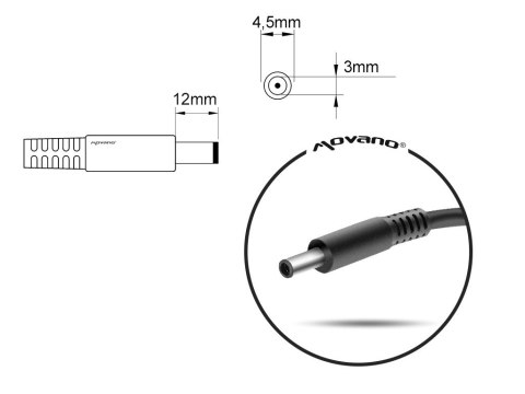 Mitsu Ładowarka/zasilacz 19v 3.42a (4.5*3.0 pin) ASUS 65W Mitsu Ładowarka/zasilacz 19v 3.42a (4.5*3.0 pin) ASUS 65W