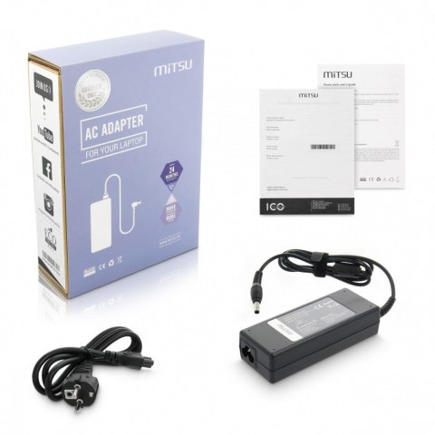 Mitsu Ładowarka/zasilacz 19v 4.74a (5.5x3.0 pin) - samsung 90W Mitsu Ładowarka/zasilacz 19v 4.74a (5.5x3.0 pin) - samsung 90W