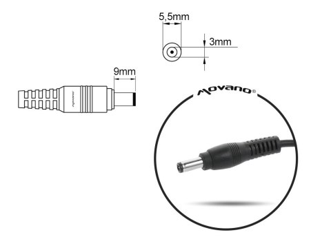 Mitsu Ładowarka/zasilacz 19v 4.74a (5.5x3.0 pin) - samsung 90W Mitsu Ładowarka/zasilacz 19v 4.74a (5.5x3.0 pin) - samsung 90W