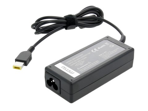 Mitsu Ładowarka/zasilacz 20v 3.25a (prostokątny 11.0x4.5 pin - Yoga) - lenovo 65W Mitsu Ładowarka/zasilacz 20v 3.25a (prostokątny 11.0x4.5 pin - Yoga) - lenovo 65W