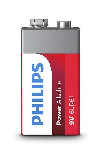 Philips Bateria Power Alkaline 9V 1szt. blister (LR61) Philips Bateria Power Alkaline 9V 1szt. blister (LR61)