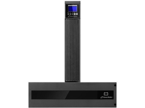 PowerWalker Zasilacz awaryjny On-Line 6kVA RTG PF1, 2x IEC Out + Terminal, USB/RS-232, LCD, Rack 19 cali + baterie