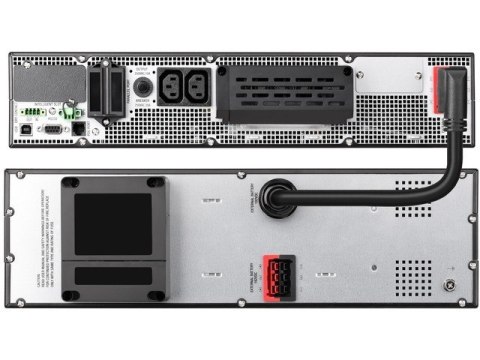 PowerWalker Zasilacz awaryjny On-Line 6kVA RTG PF1, 2x IEC Out + Terminal, USB/RS-232, LCD, Rack 19 cali + baterie