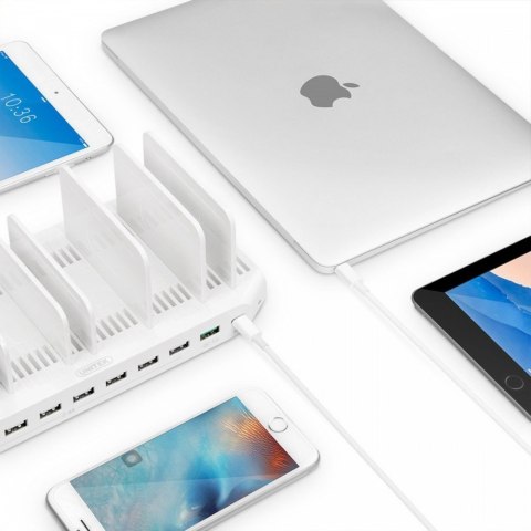 Unitek Stacja ładująca 10 x USB 160 W, QC3.0, USB-C, Y-2190 Unitek Stacja ładująca 10 x USB 160 W, QC3.0, USB-C, Y-2190