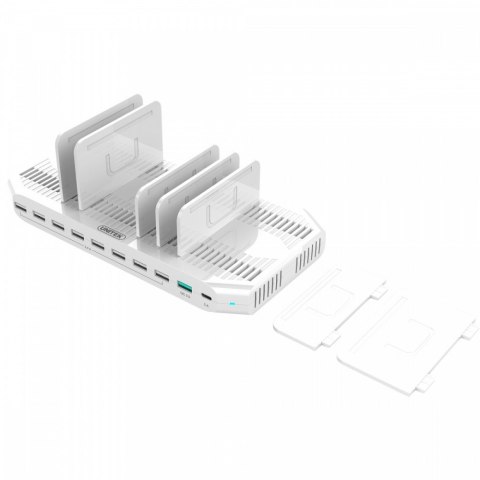 Unitek Stacja ładująca 10 x USB 160 W, QC3.0, USB-C, Y-2190 Unitek Stacja ładująca 10 x USB 160 W, QC3.0, USB-C, Y-2190