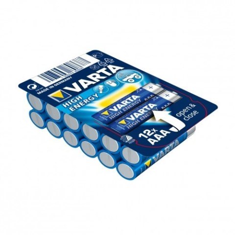 Varta Baterie alkaliczne VARTA R3 (AAA) 12sztuk HIGH ENERGY Varta Baterie alkaliczne VARTA R3 (AAA) 12sztuk HIGH ENERGY