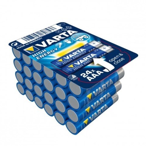 Varta Baterie alkaliczne VARTA R3 (AAA) 24 sztuk HIGH ENERGY Varta Baterie alkaliczne VARTA R3 (AAA) 24 sztuk HIGH ENERGY
