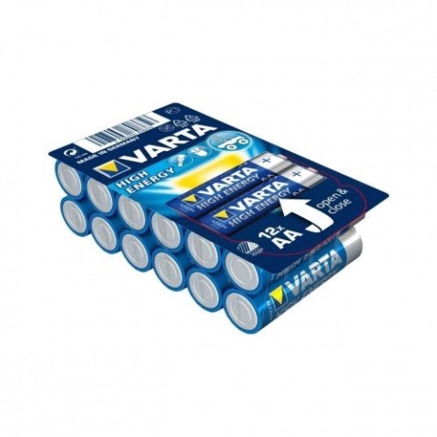 Varta Baterie alkaliczne VARTA R6 (AA) 12 sztuk HIGH ENERGY Varta Baterie alkaliczne VARTA R6 (AA) 12 sztuk HIGH ENERGY