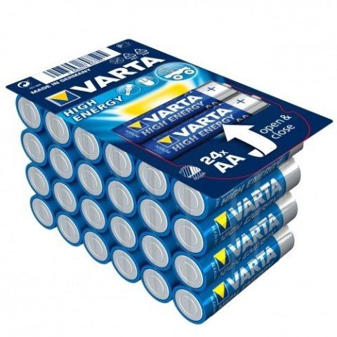 Varta Baterie alkaliczne VARTA R6 (AA) 24 sztuk HIGH ENERGY Varta Baterie alkaliczne VARTA R6 (AA) 24 sztuk HIGH ENERGY
