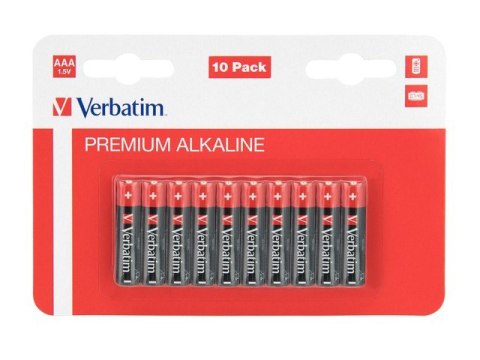 Verbatim Bateria Alkaliczna LR3 (AAA)(10szt. blister) Verbatim Bateria Alkaliczna LR3 (AAA)(10szt. blister)