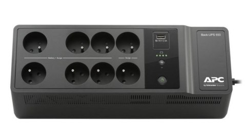 APC Zasilacz BE650G2-CP Back UPS 650VA/400W 6+2xFR, lad. USB-A APC Zasilacz BE650G2-CP Back UPS 650VA/400W 6+2xFR, lad. USB-A